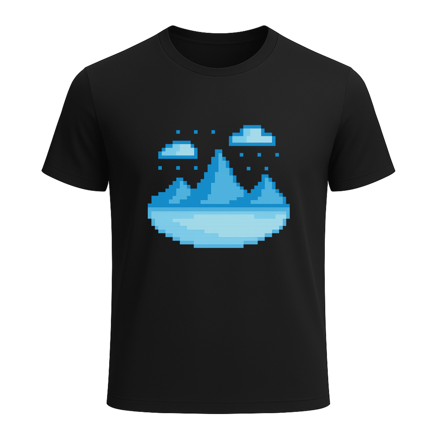 Pixel Horizon – 8-Bit Chill Gamer T-Shirt - Gaming Lifestyle T-Shirt