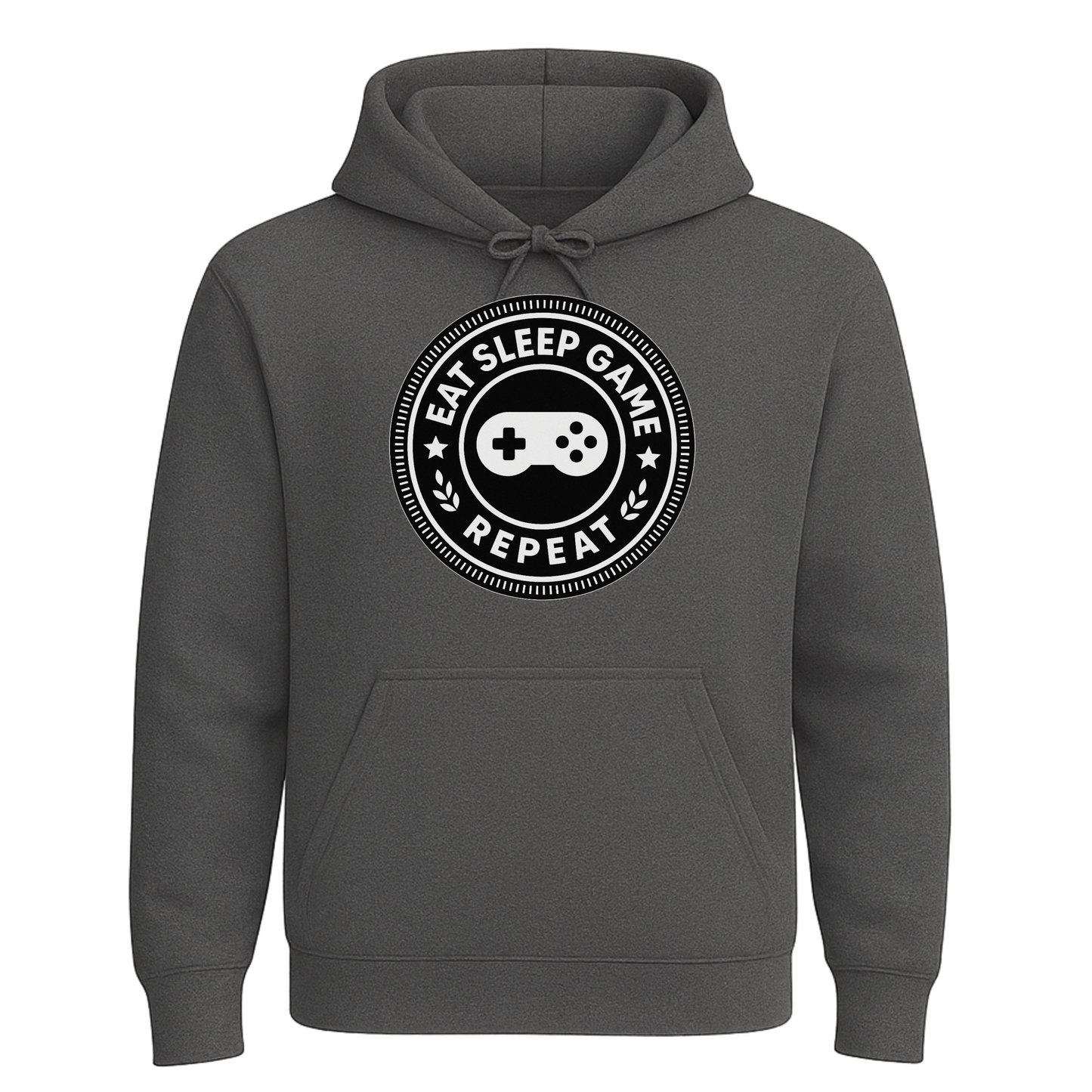Eat Sleep Game Repeat – Classic Gamer Hoodie 🎮
