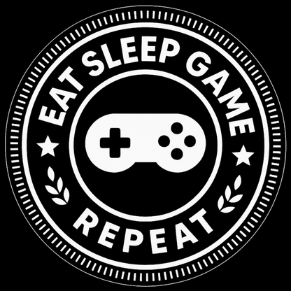 Eat Sleep Game Repeat – Classic Gamer Hoodie 🎮