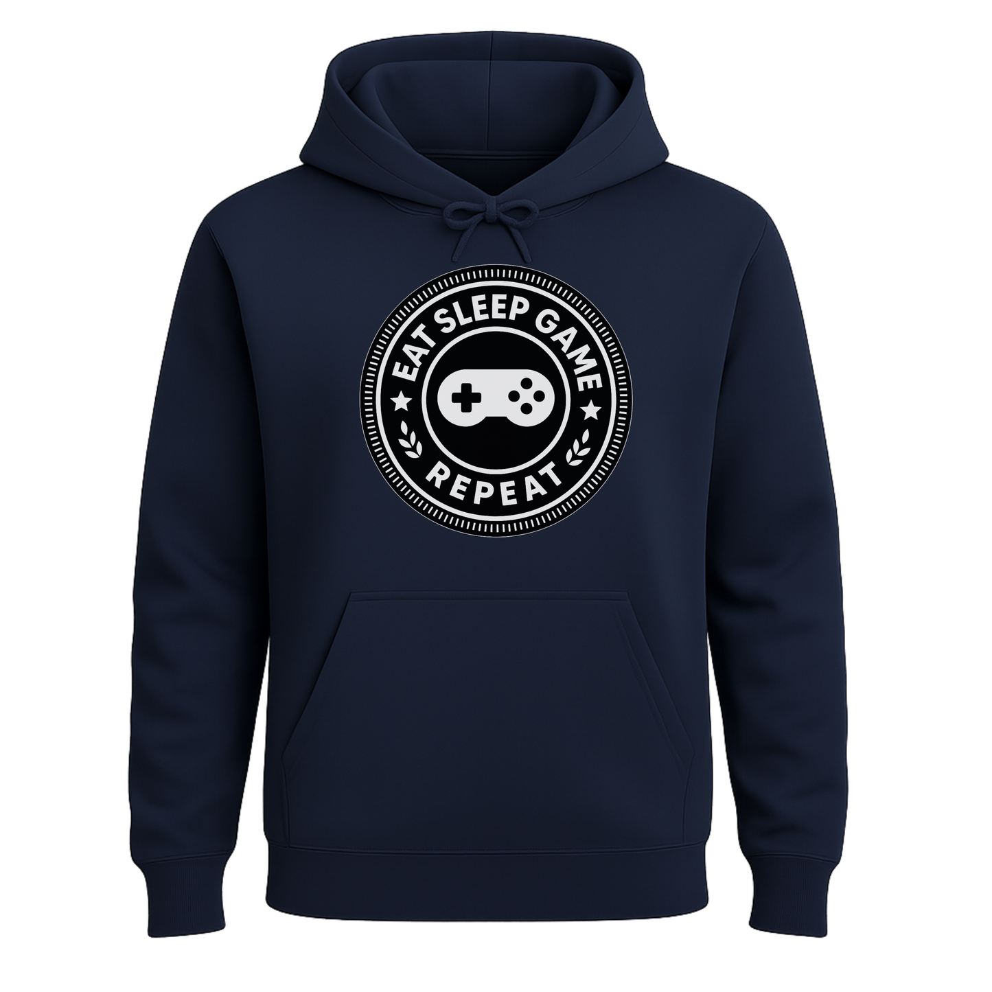 Eat Sleep Game Repeat – Classic Gamer Hoodie 🎮