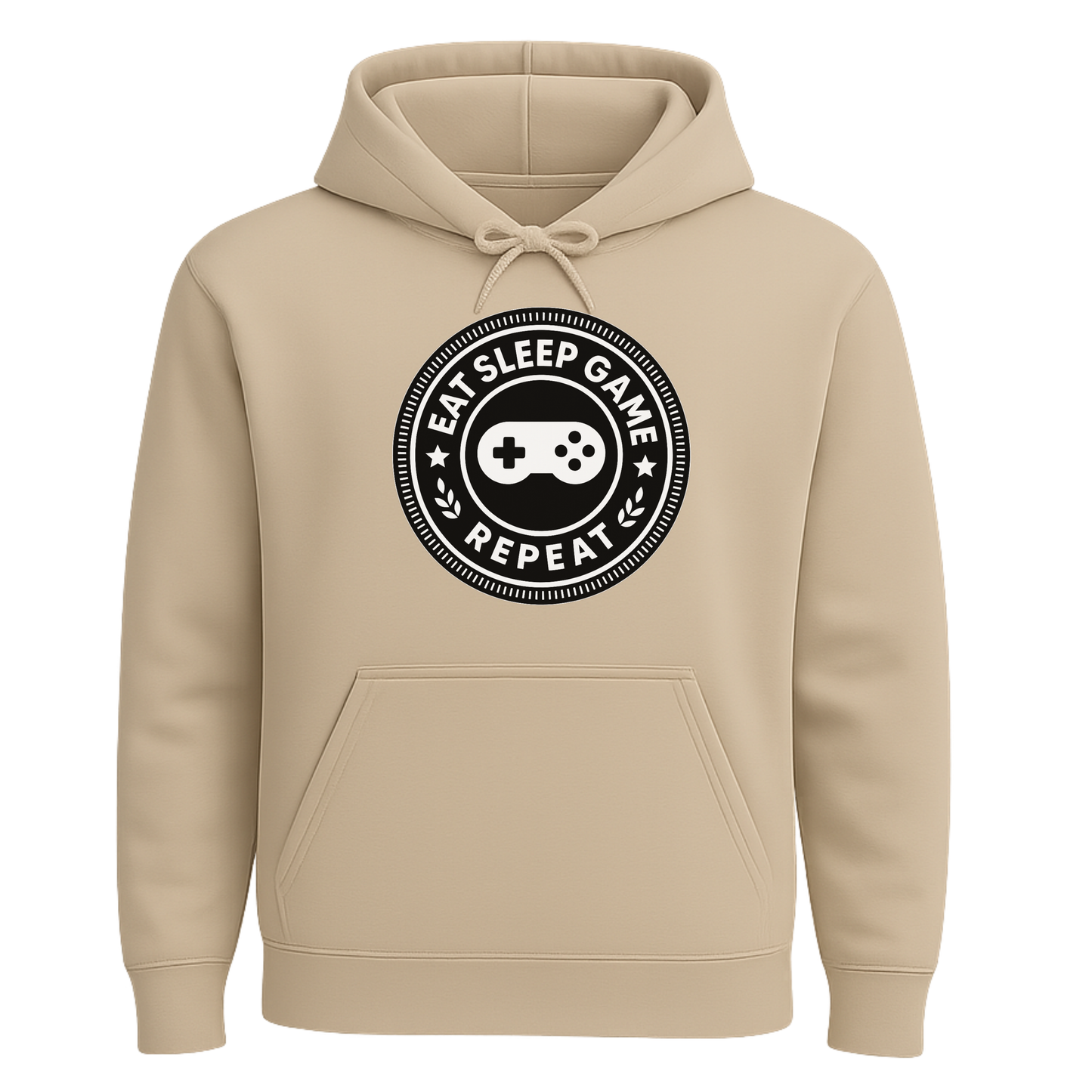 Eat Sleep Game Repeat – Classic Gamer Hoodie 🎮