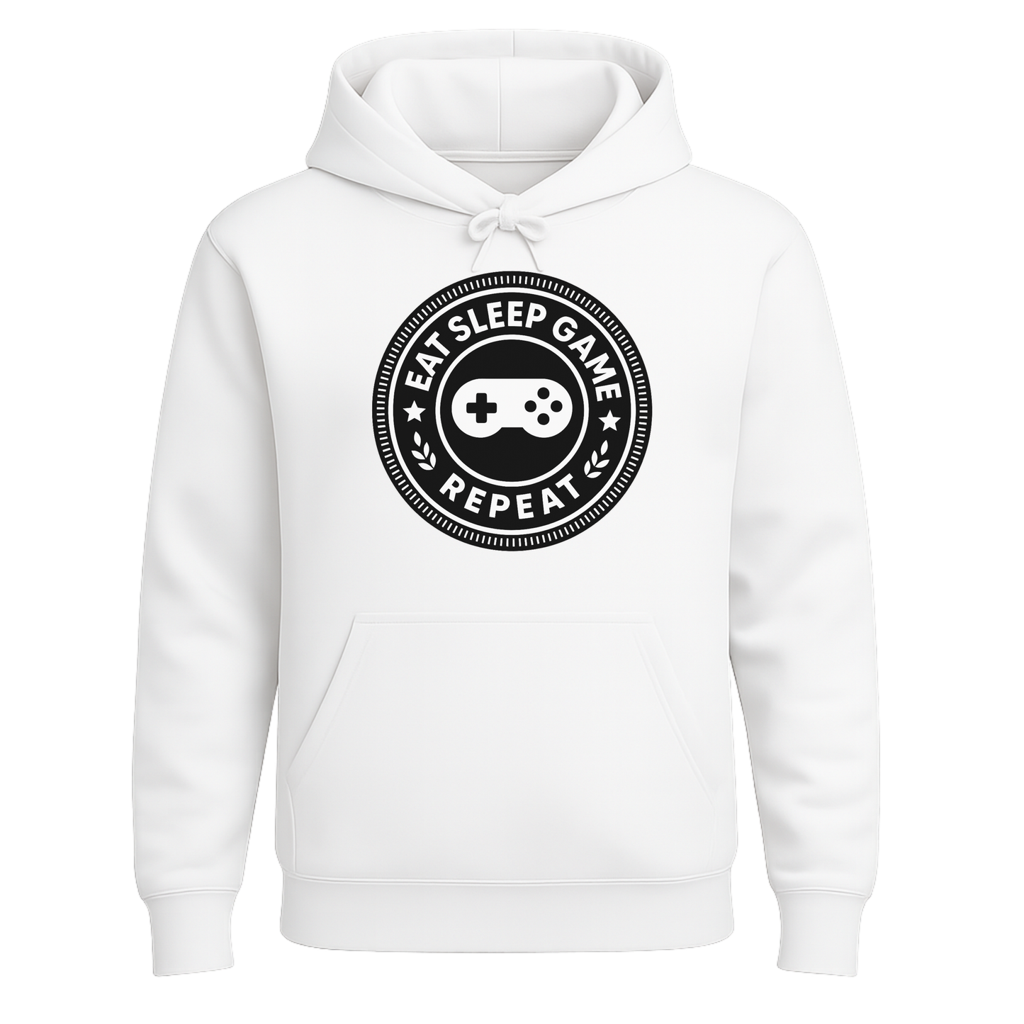 Eat Sleep Game Repeat – Classic Gamer Hoodie 🎮