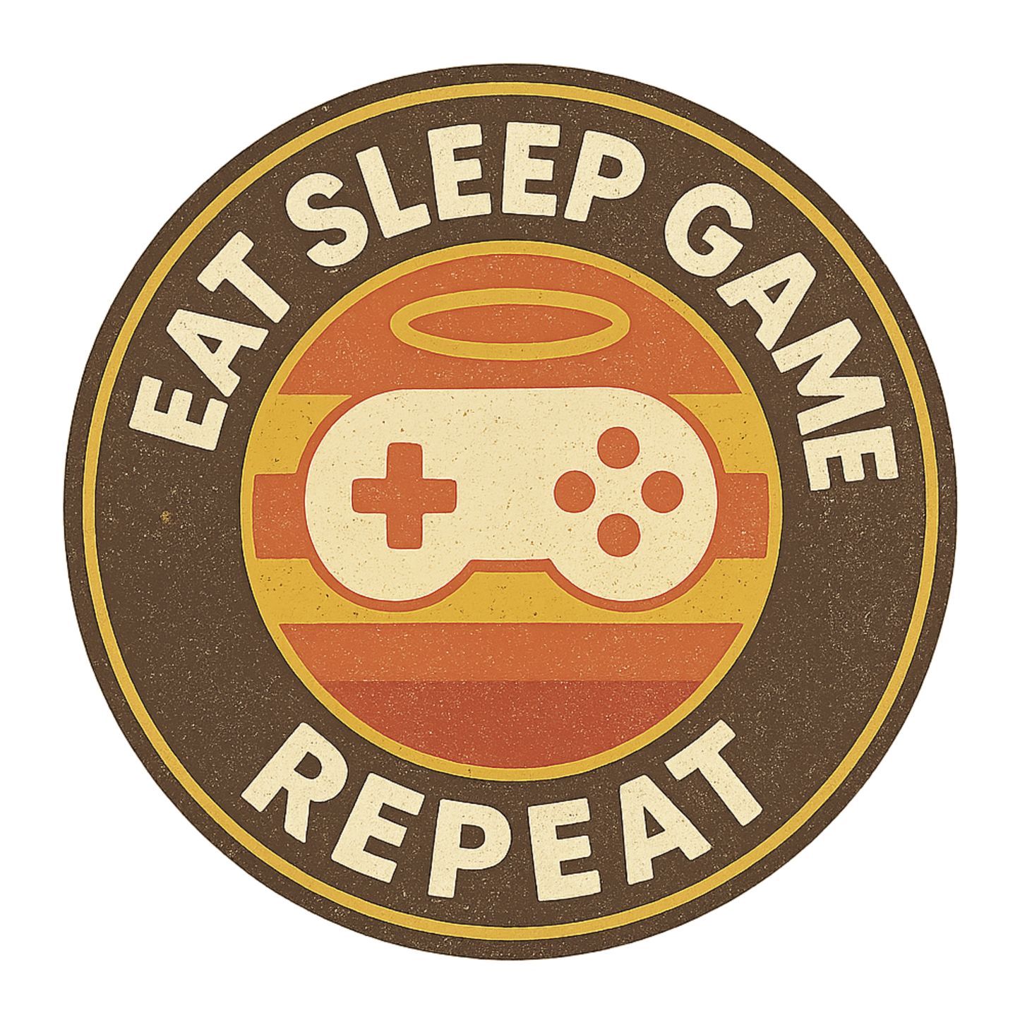 Eat Sleep Game Repeat – Retro Gamer Hoodie 🎮
