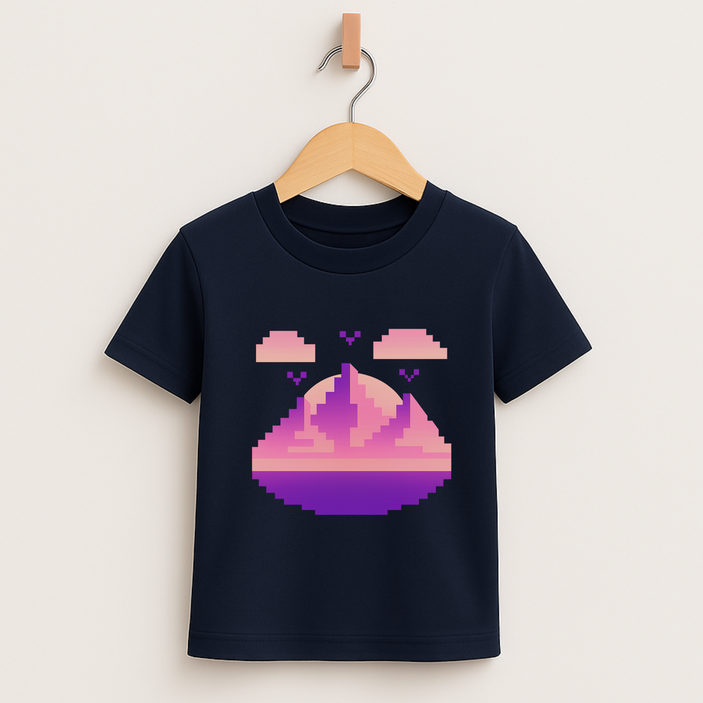 Pixel Sunset – Kids Retro Gamer T-Shirt 🌅🎮