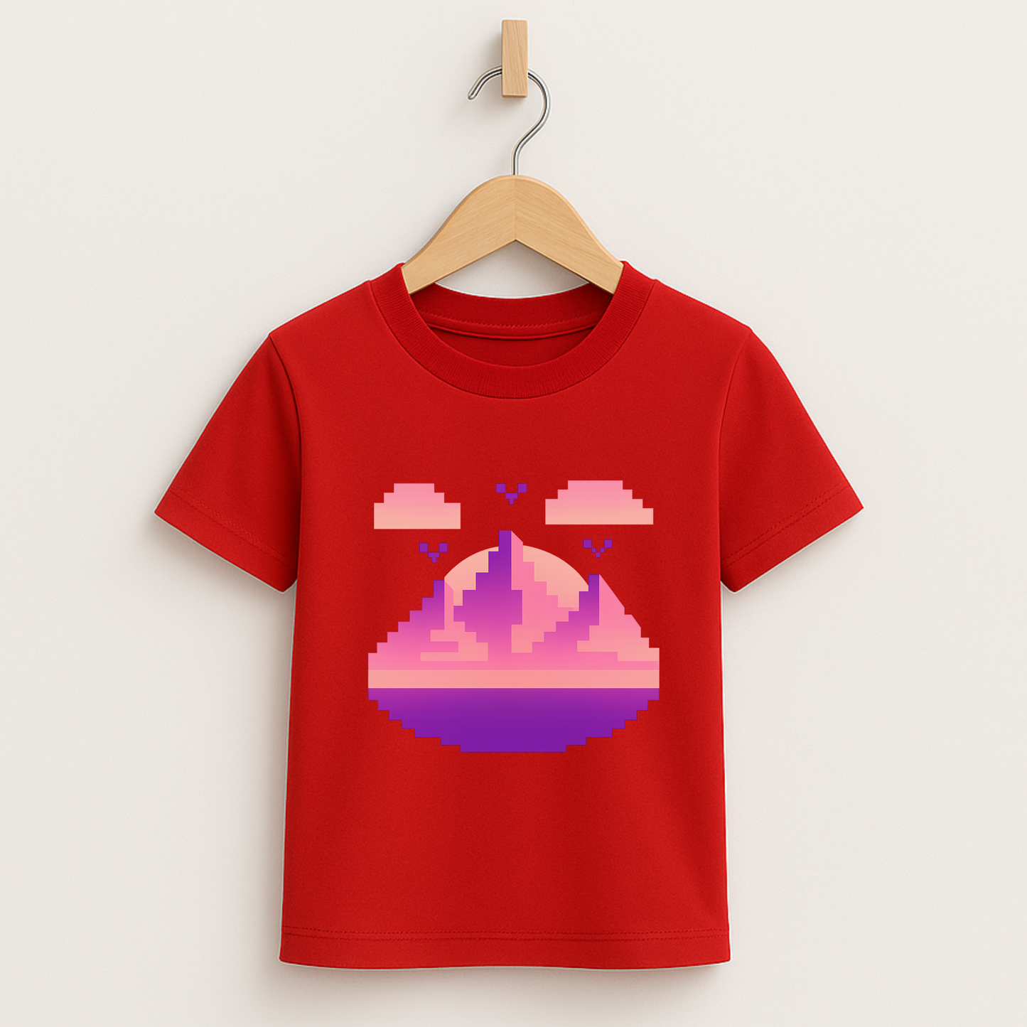 Pixel Sunset – Kids Retro Gamer T-Shirt 🌅🎮