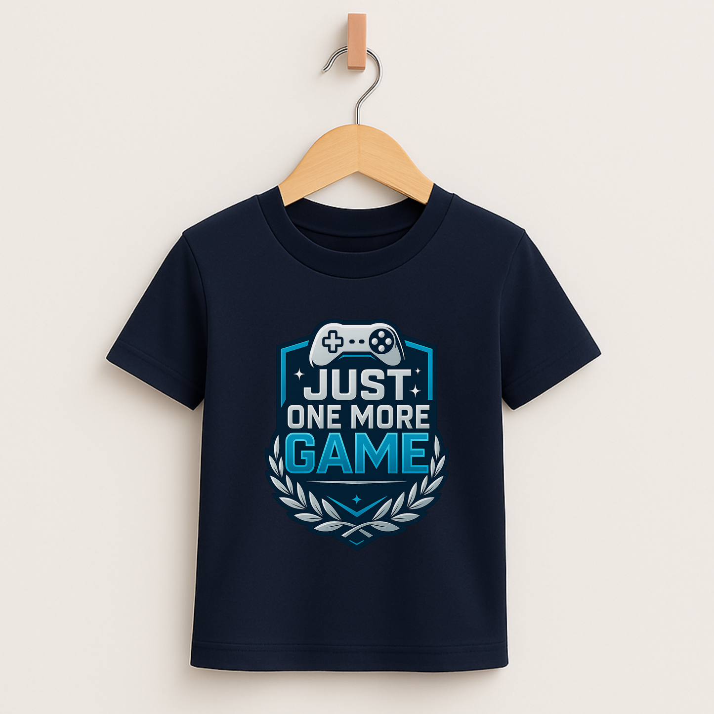 Just One More Game – Kids Esports Champion T-Shirt 🏆🎮