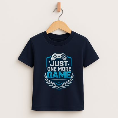 Just One More Game – Kids Esports Champion T-Shirt 🏆🎮