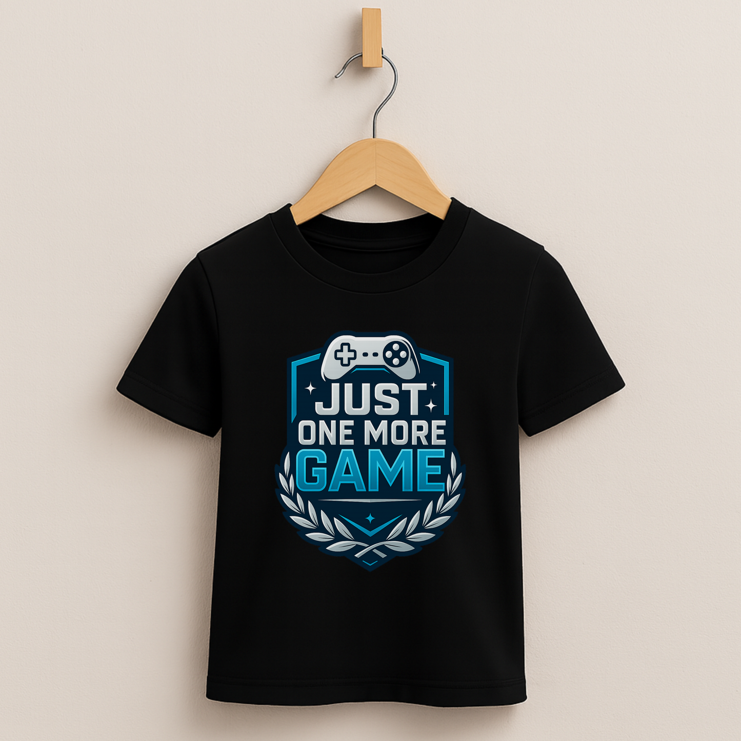 Just One More Game – Kids Esports Champion T-Shirt 🏆🎮