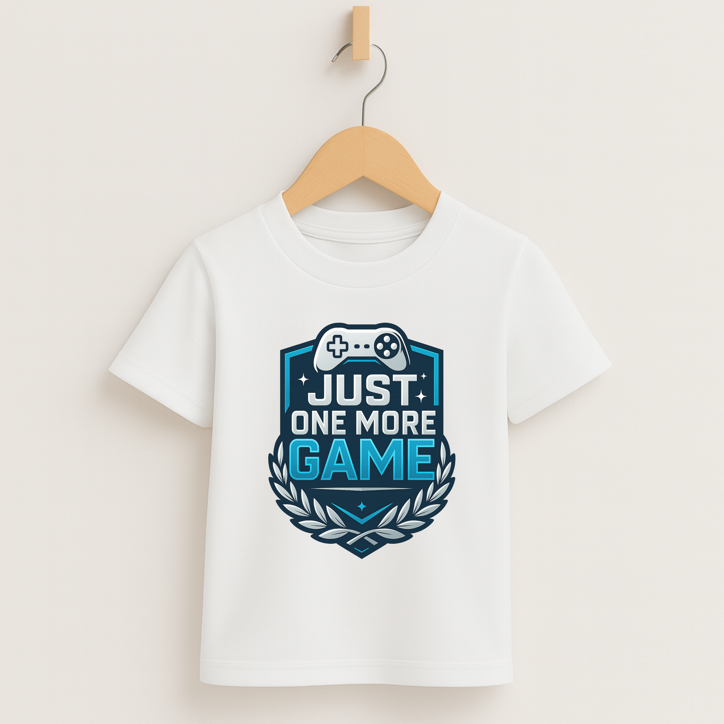 Just One More Game – Kids Esports Champion T-Shirt 🏆🎮