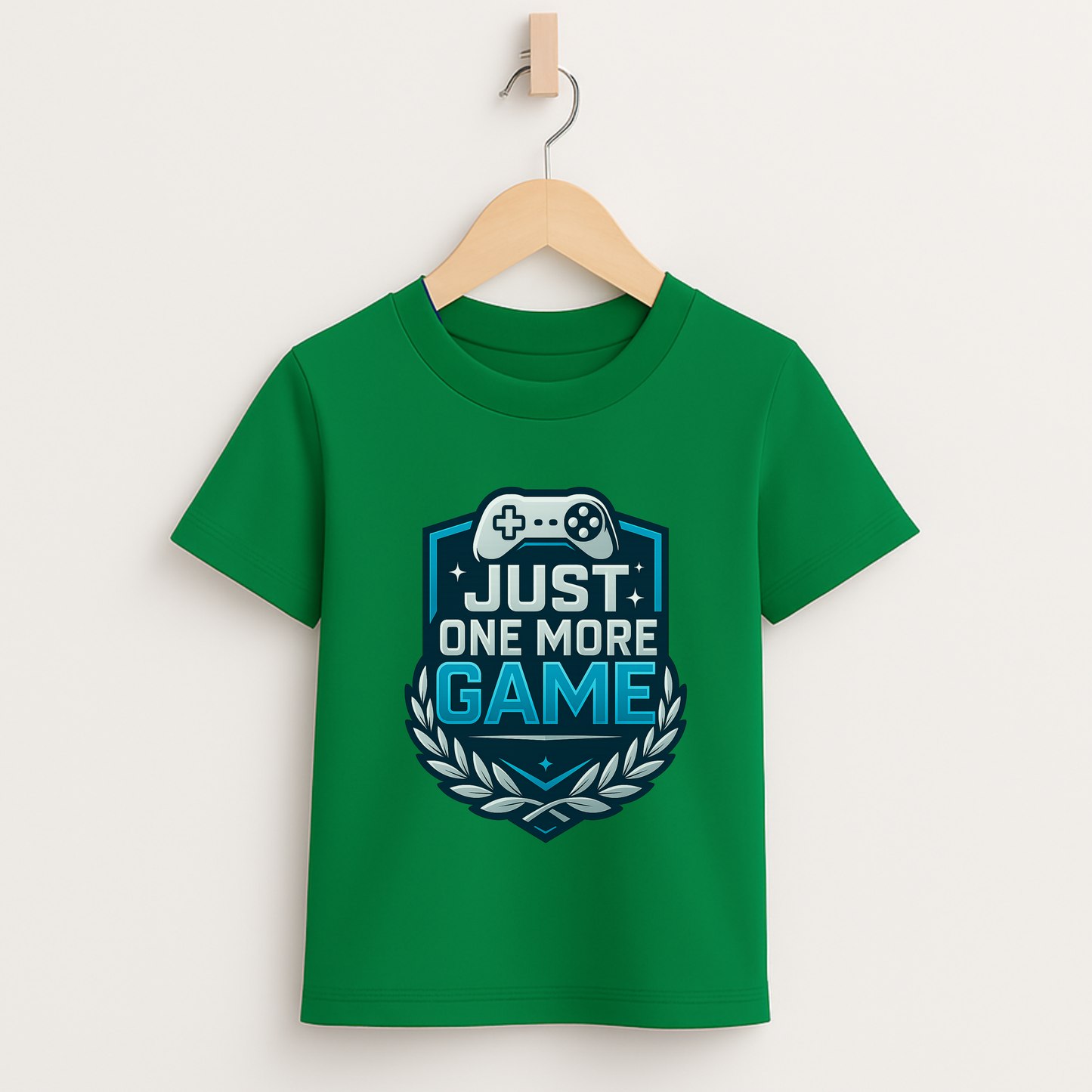 Just One More Game – Kids Esports Champion T-Shirt 🏆🎮