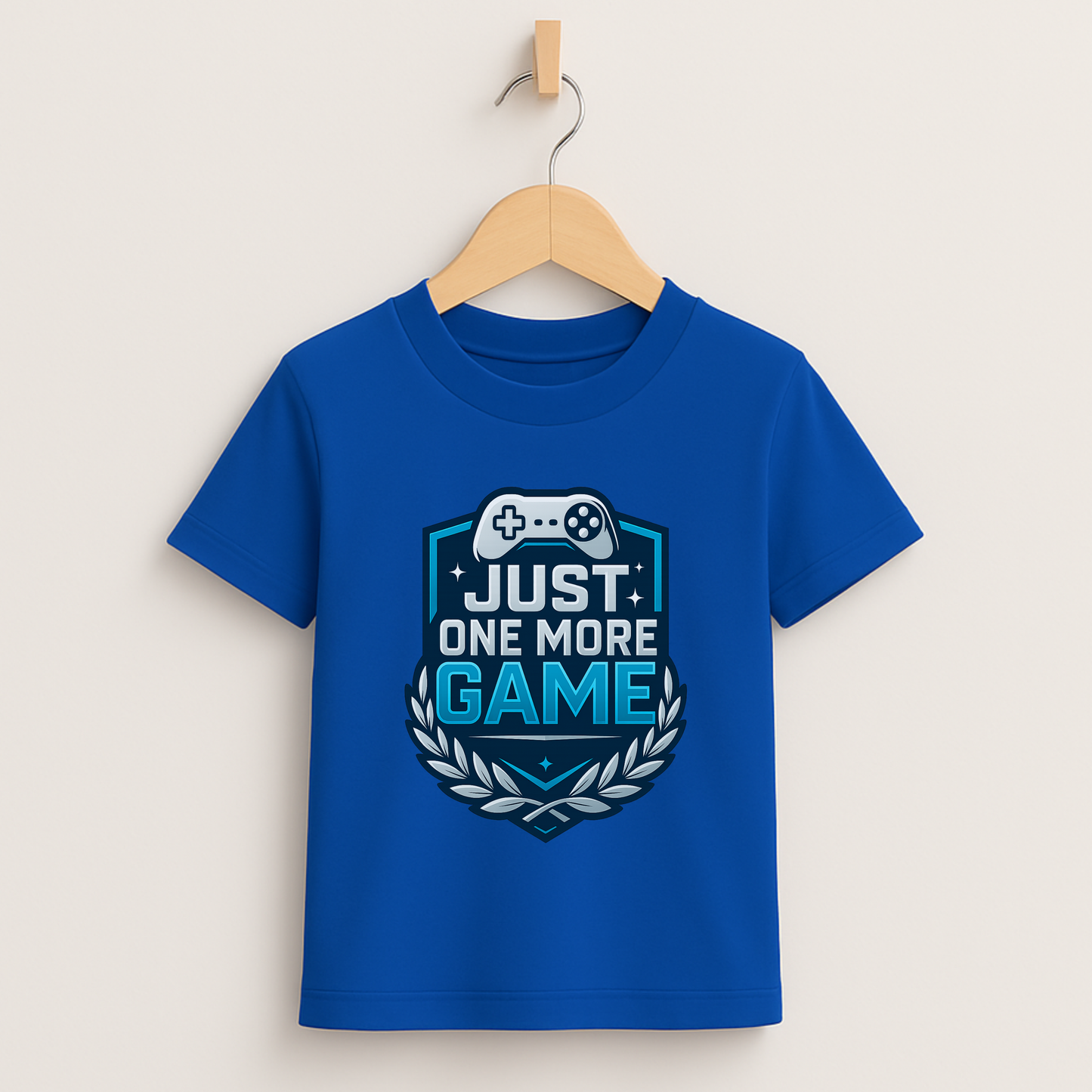 Just One More Game – Kids Esports Champion T-Shirt 🏆🎮