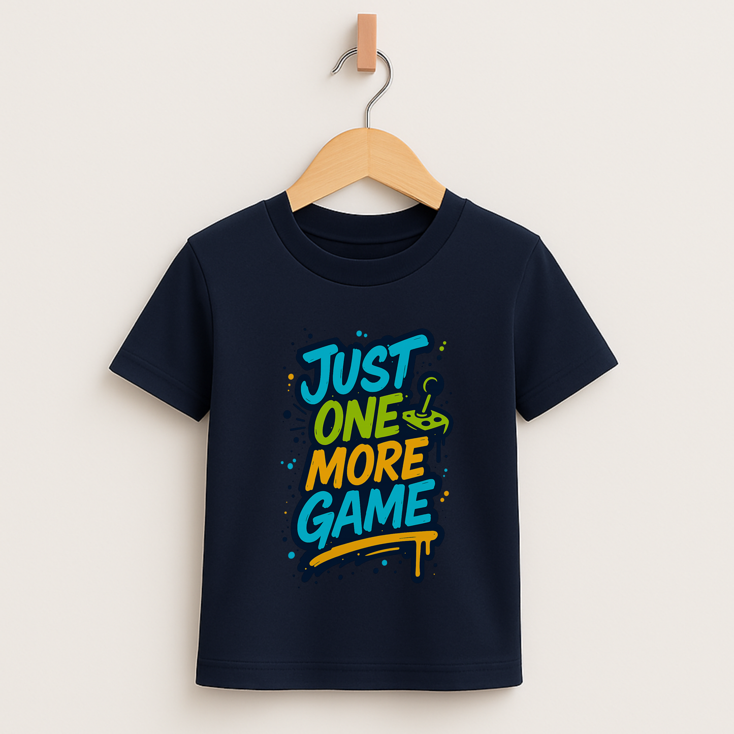Just One More Game – Kids Graffiti Gamer T-Shirt 🎮🖌️