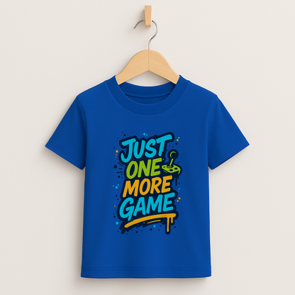 Just One More Game – Kids Graffiti Gamer T-Shirt 🎮🖌️