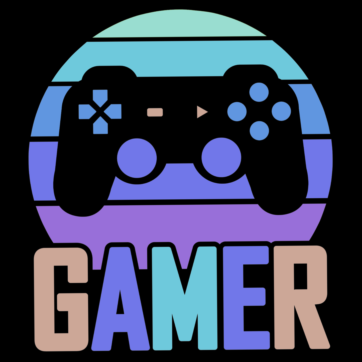 Gamer Sunset – Kids Gaming Tee 🎮🌅