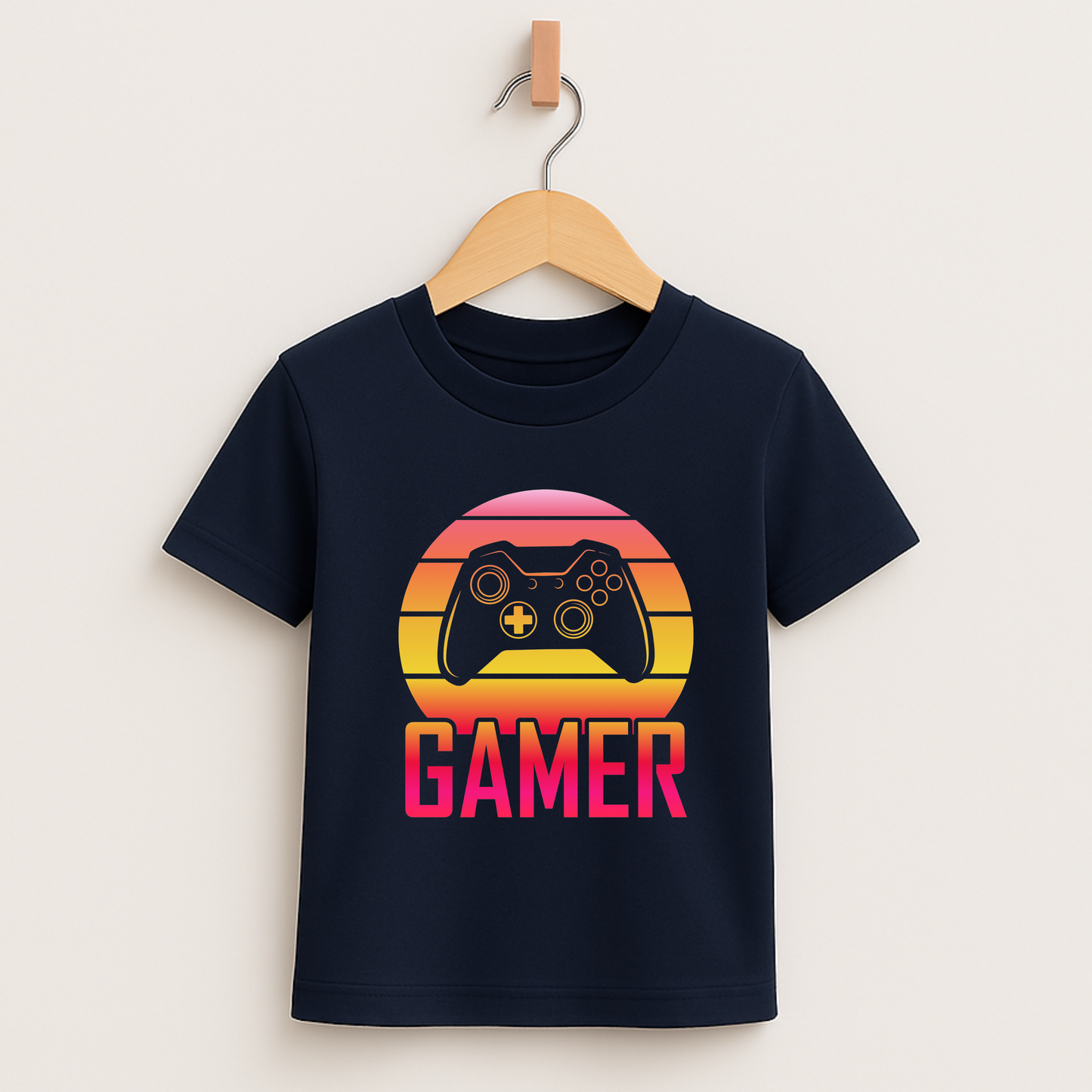 Gamer Sunset – XB Edition Kids Tee 🎮
