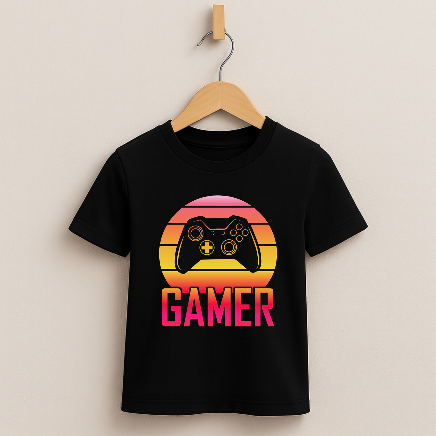 Gamer Sunset – XB Edition Kids Tee 🎮