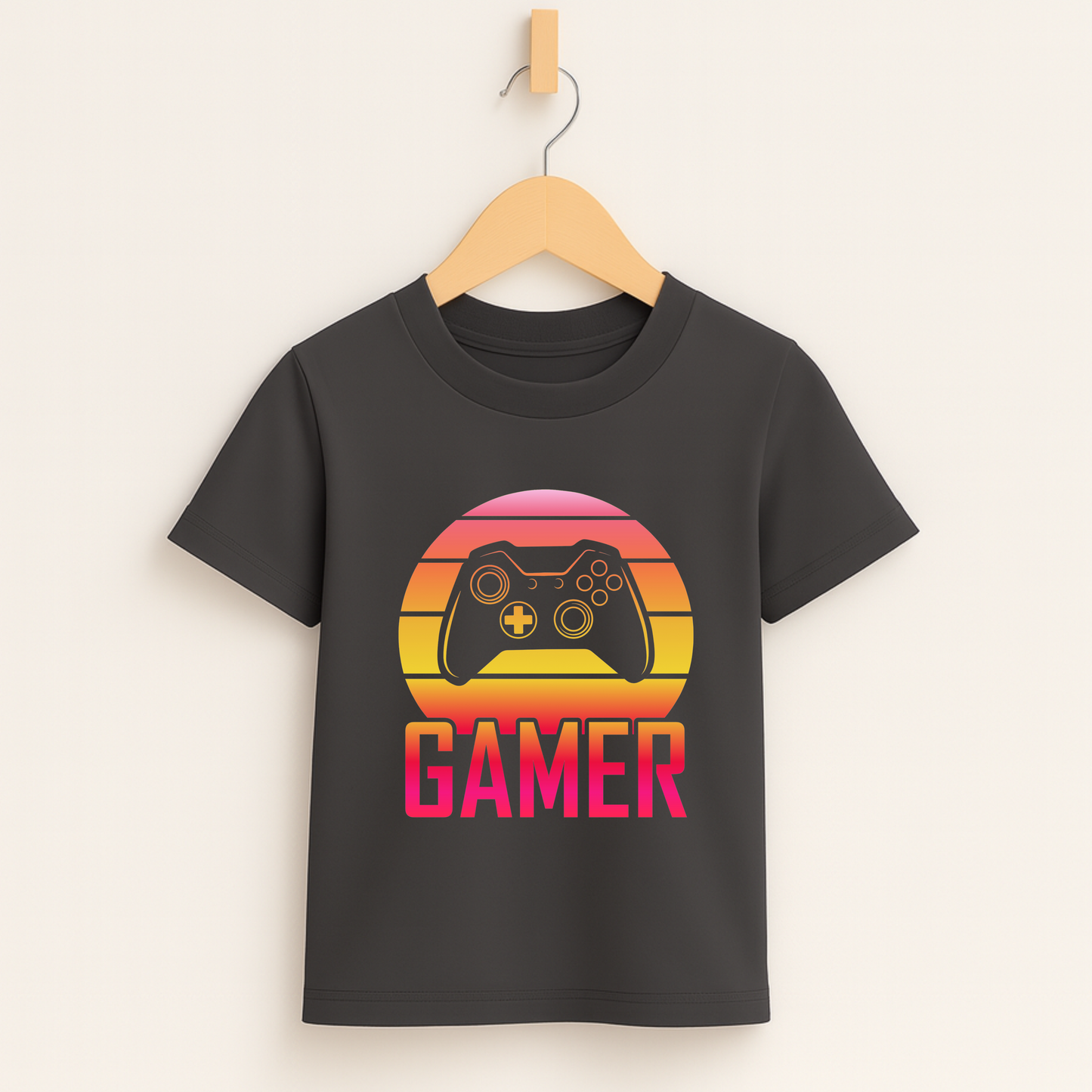 Gamer Sunset – XB Edition Kids Tee 🎮