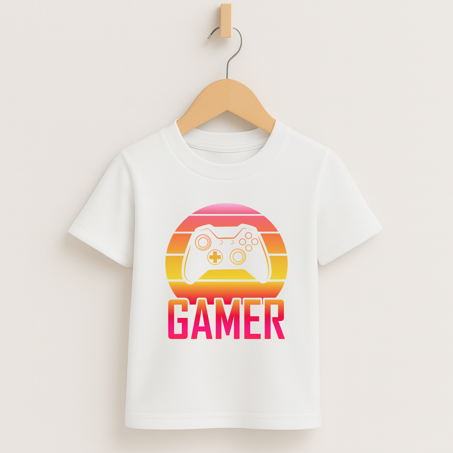 Gamer Sunset – XB Edition Kids Tee 🎮