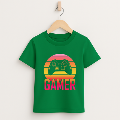 Gamer Sunset – XB Edition Kids Tee 🎮