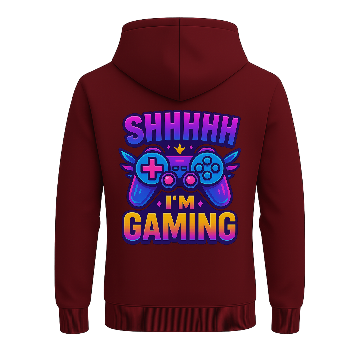 Shhh I’m Gaming – Limited Edition Back Print Hoodie 🎮⚡