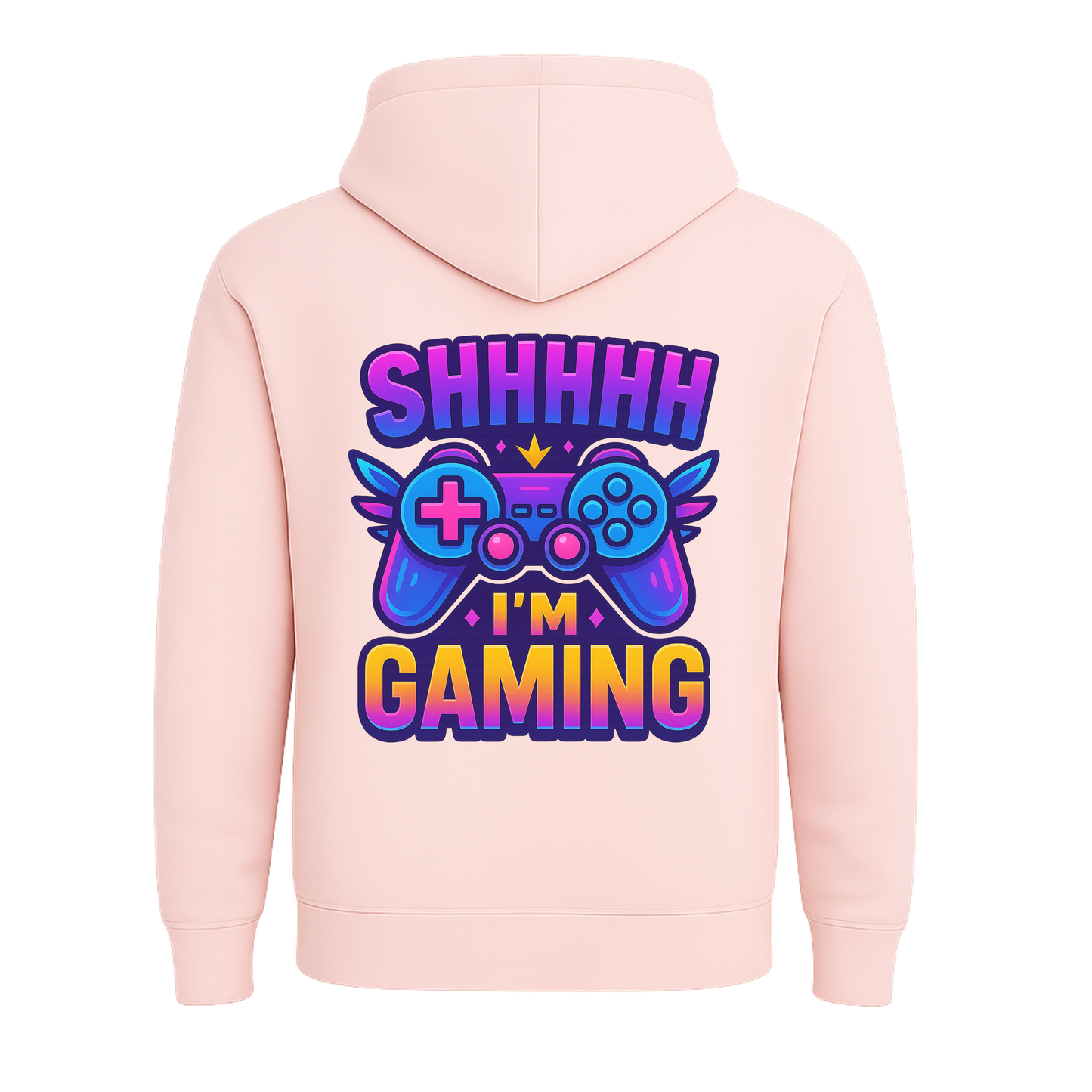 Shhh I’m Gaming – Limited Edition Back Print Hoodie 🎮⚡