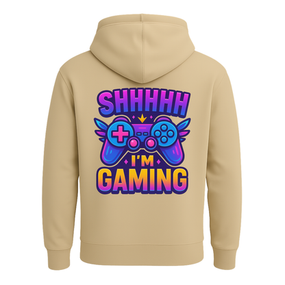Shhh I’m Gaming – Limited Edition Back Print Hoodie 🎮⚡