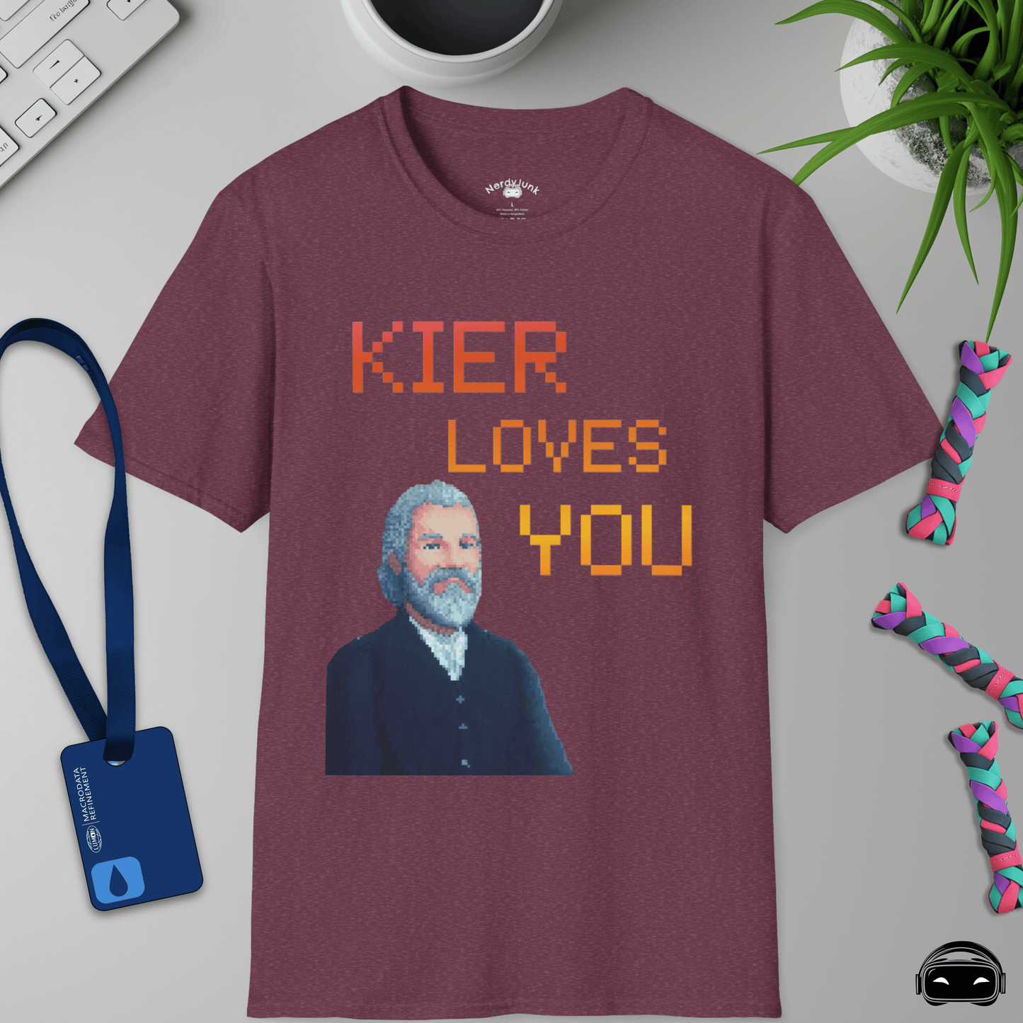 Kier Loves You - Pixel Art design T-shirt