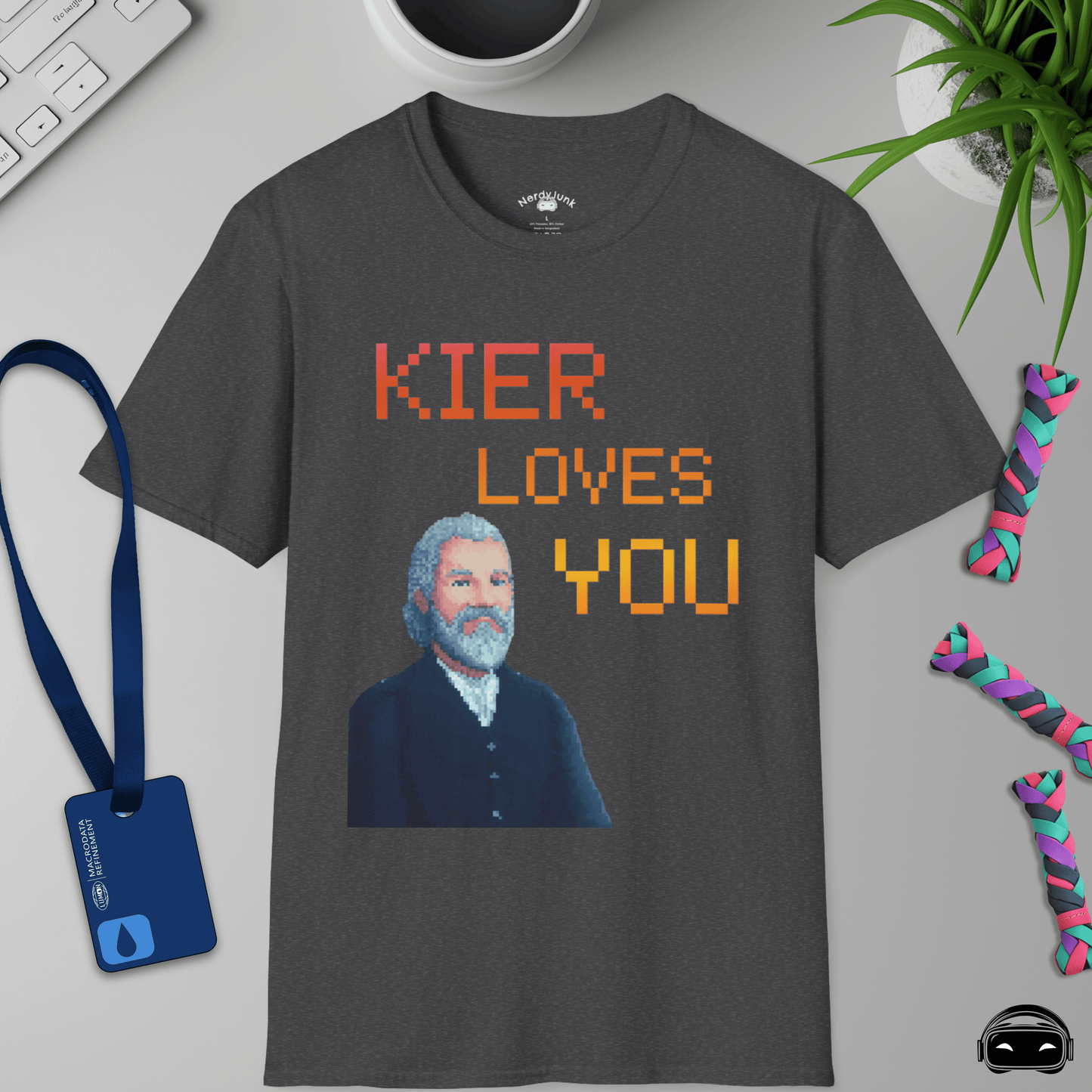 Kier Loves You - Pixel Art design T-shirt