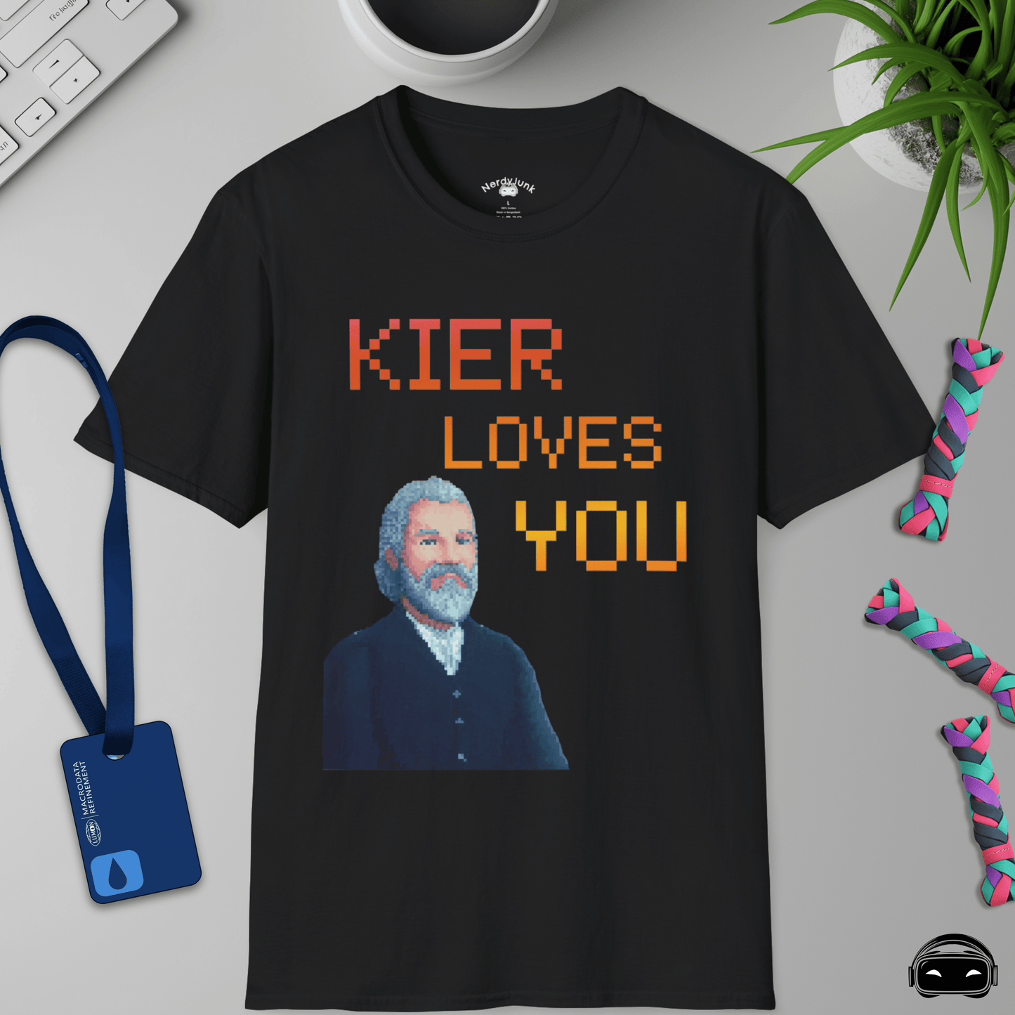 Kier Loves You - Pixel Art design T-shirt