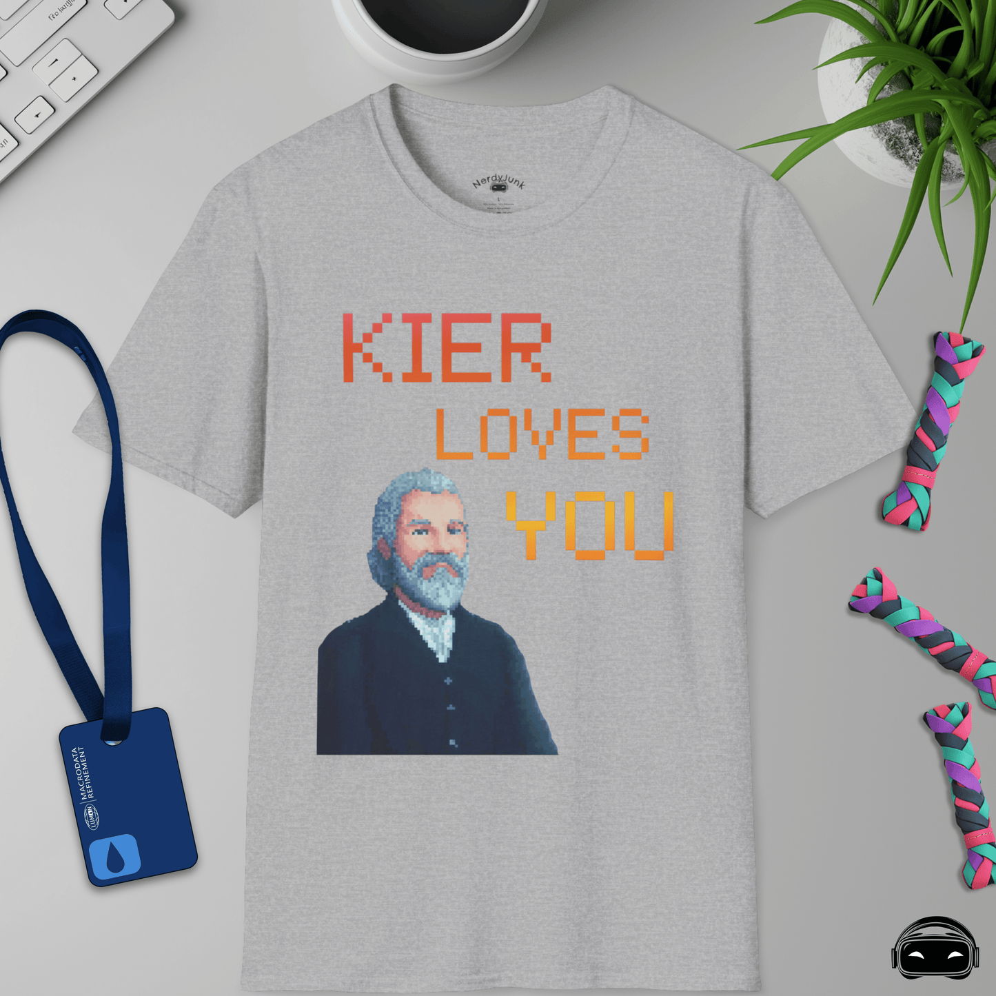 Kier Loves You - Pixel Art design T-shirt