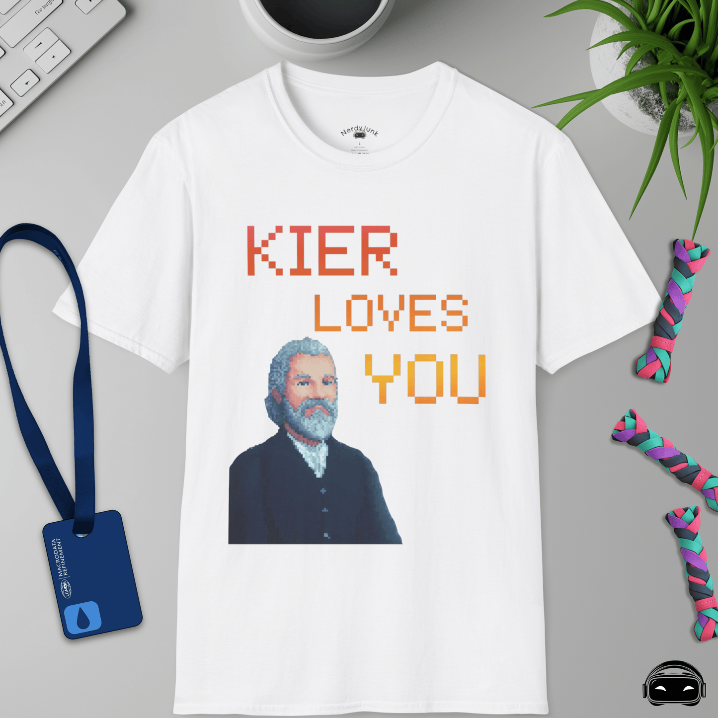 Kier Loves You - Pixel Art design T-shirt