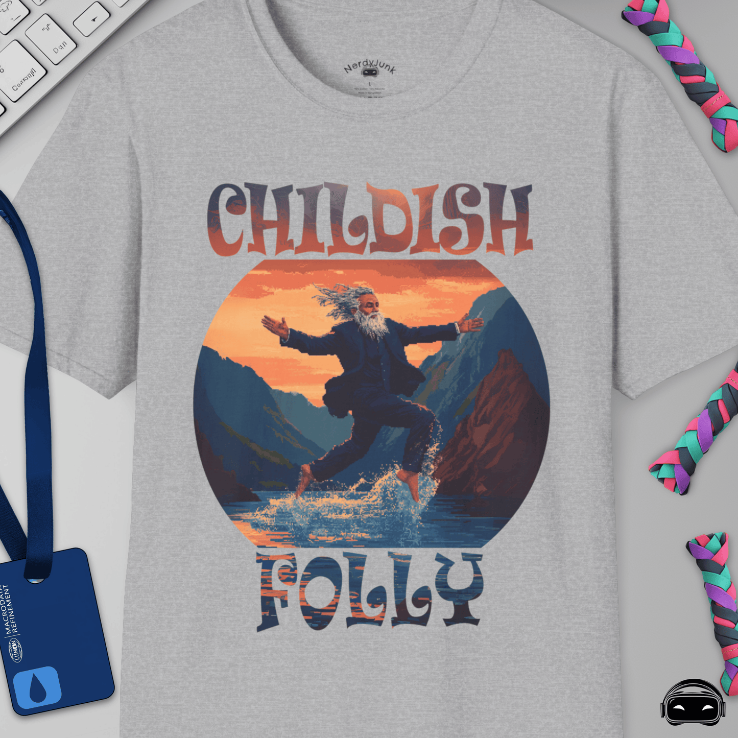 Childish Folly - Severance T-shirt, Pixel Art design