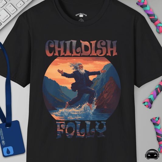 Childish Folly - Severance T-shirt, Pixel Art design