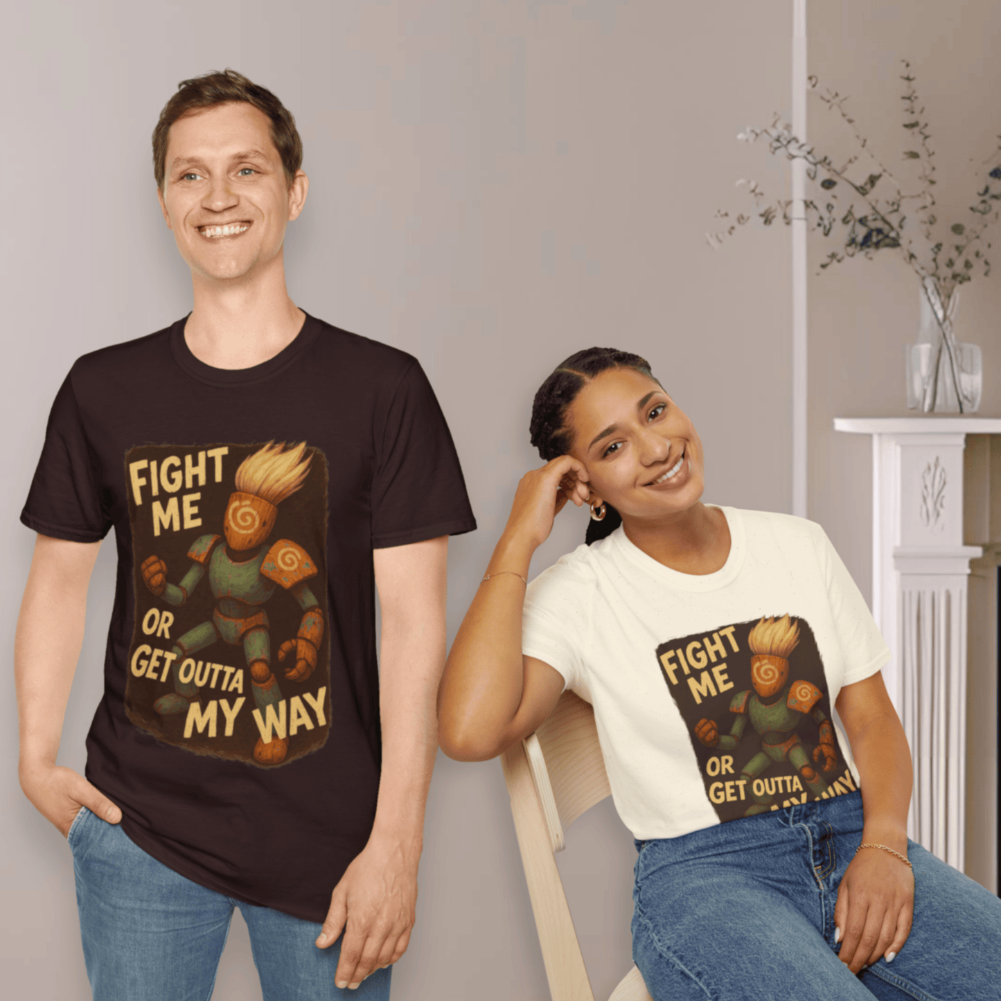 Fight Me - Clair Obscur: Expedition 33 Inspired Gaming T-Shirt