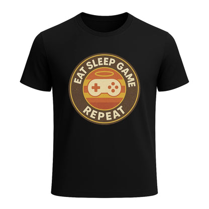 Eat, Sleep, Game, Repeat Retro - Gaming Lifestyle T-Shirt