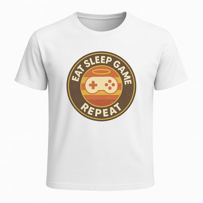 Eat, Sleep, Game, Repeat Retro - Gaming Lifestyle T-Shirt