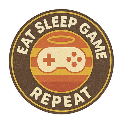 Eat, Sleep, Game, Repeat Retro - Gaming Lifestyle T-Shirt