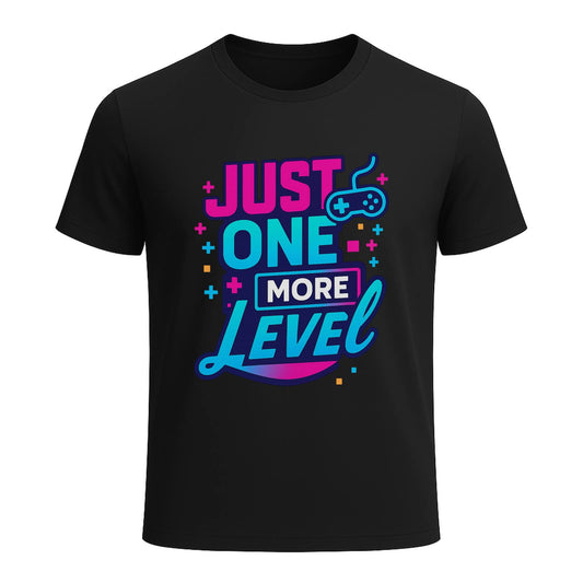 Just One More Level? (Neon) - Gaming Lifestyle T-Shirt