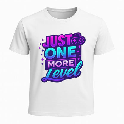 Just One More Level? (Purple) - Gaming Lifestyle T-Shirt