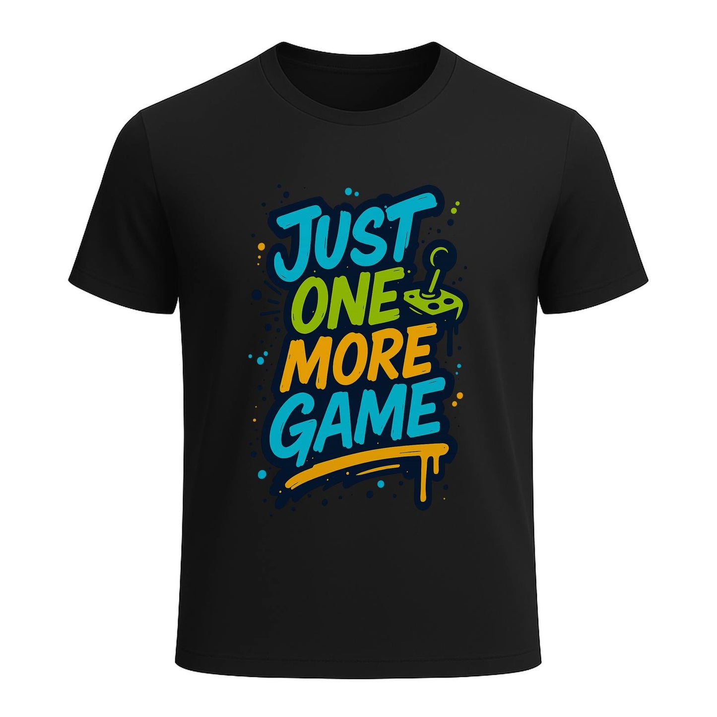 Just One More Game (graffiti) - Gaming Lifestyle T-Shirt