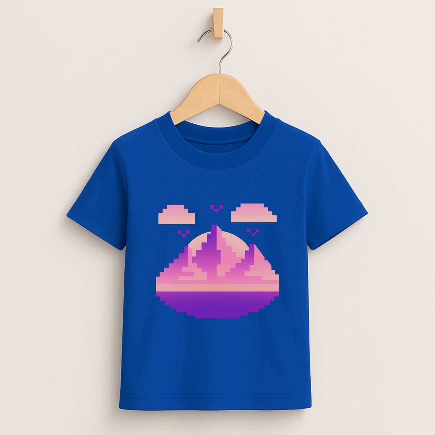 Pixel Sunset – Kids Retro Gamer T-Shirt 🌅🎮