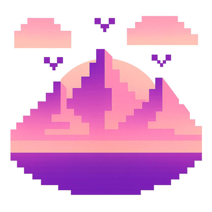 Pixel Sunset – Kids Retro Gamer T-Shirt 🌅🎮