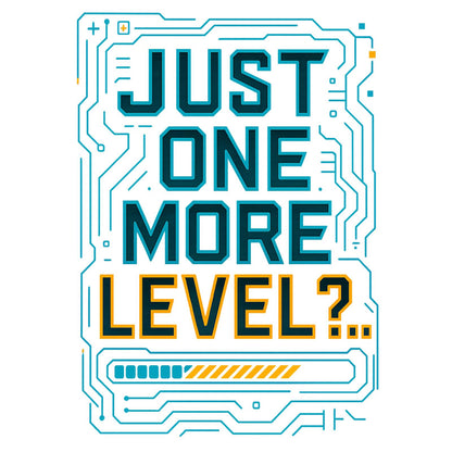 Just One More Level – Kids Tech Gamer T-Shirt ⚡🎮