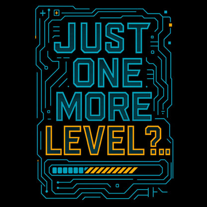 Just One More Level – Kids Tech Gamer T-Shirt ⚡🎮
