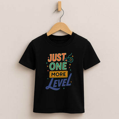 Just One More Level – Kids Retro Gamer T-Shirt 🎮⭐
