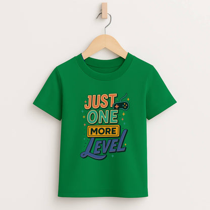 Just One More Level – Kids Retro Gamer T-Shirt 🎮⭐