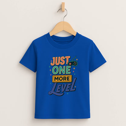 Just One More Level – Kids Retro Gamer T-Shirt 🎮⭐