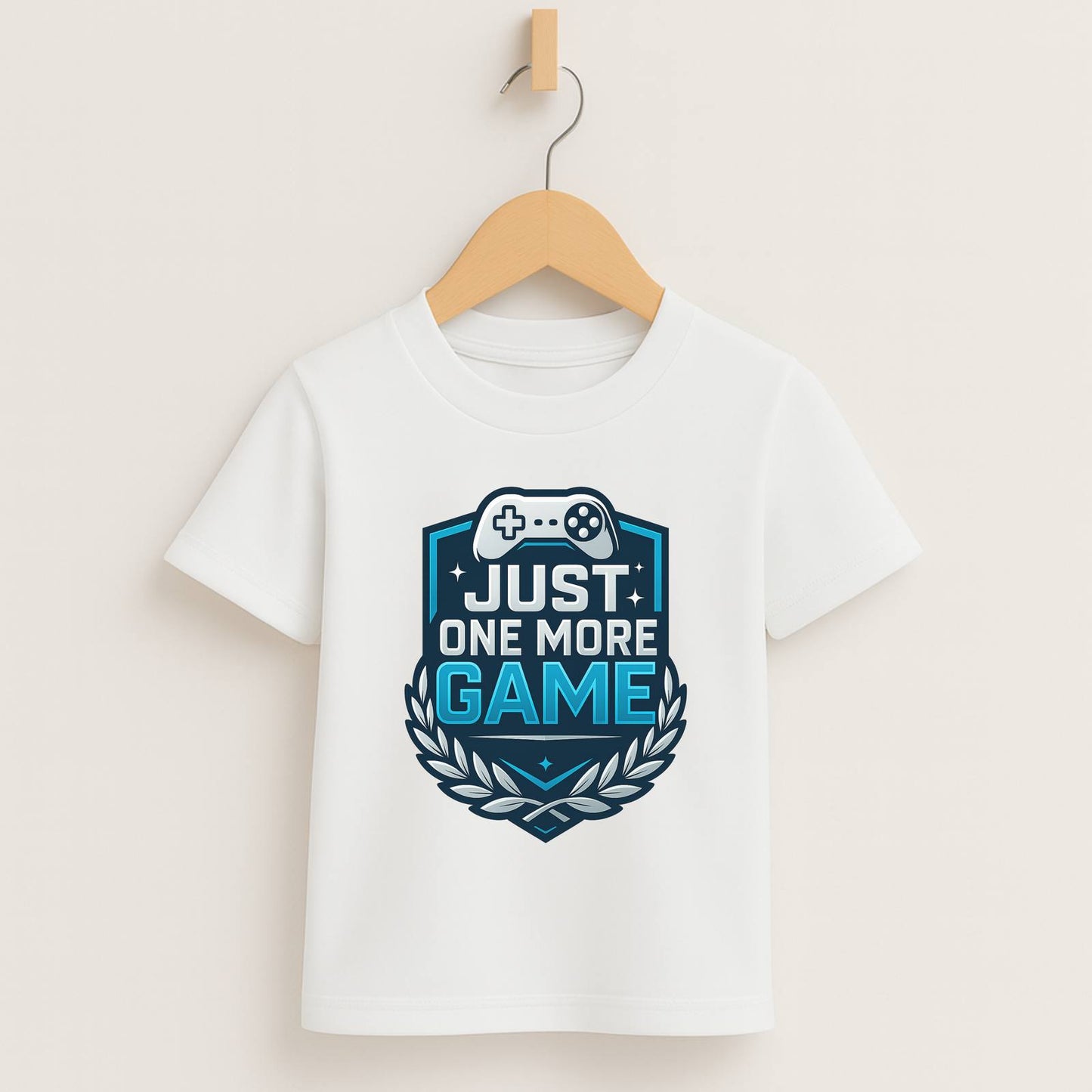 Just One More Game – Kids Esports Champion T-Shirt 🏆🎮