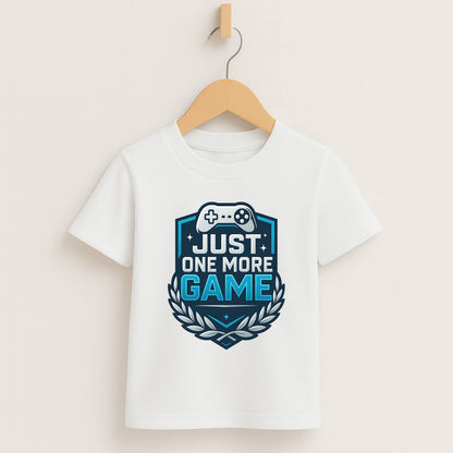 Just One More Game – Kids Esports Champion T-Shirt 🏆🎮