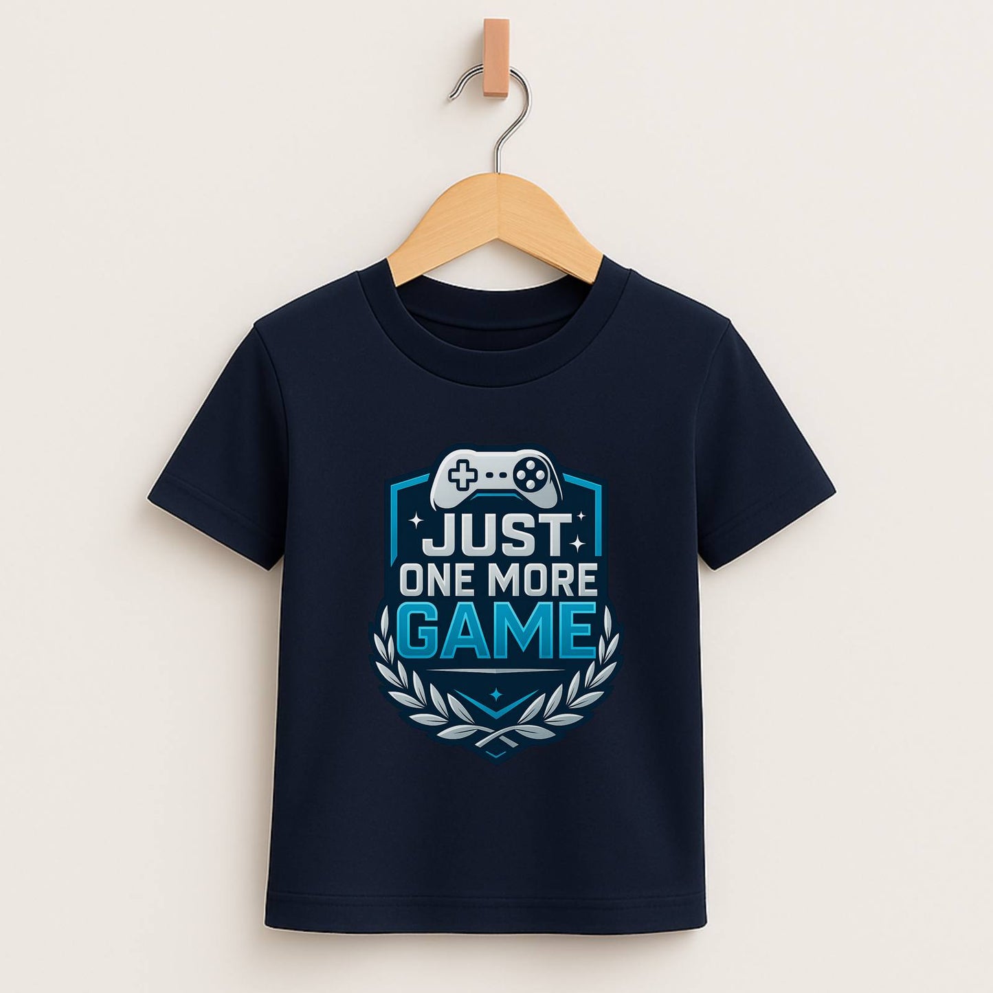 Just One More Game – Kids Esports Champion T-Shirt 🏆🎮